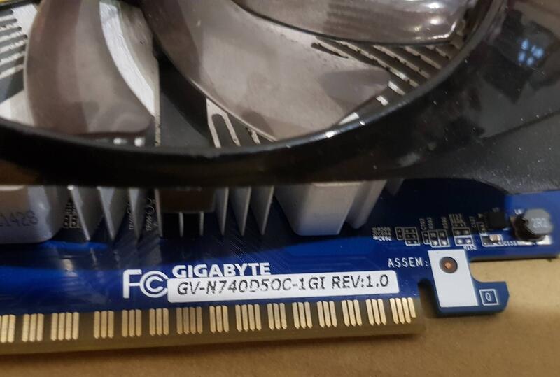 二手 技嘉顯示卡 GV N740D5OC 1GI 良品退下 使用過 | 露天市集 | 全台最大的網路購物市集