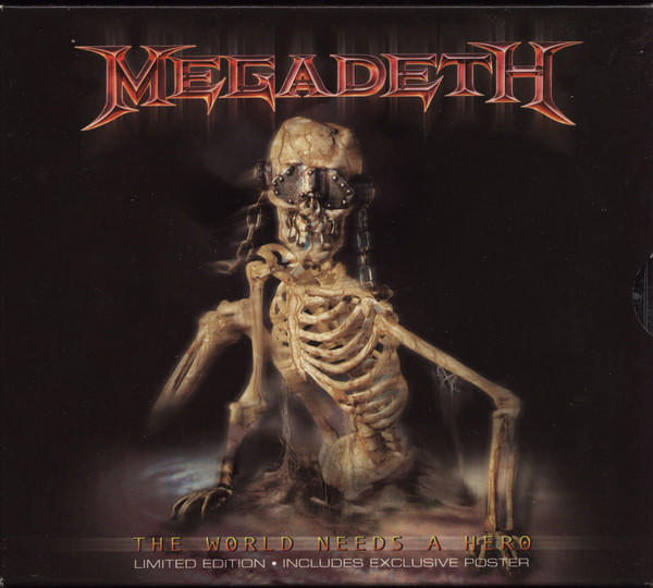 絕版首發限量仕樣 Megadeth ‎– The World Needs A Hero 進口原版CD @YB6