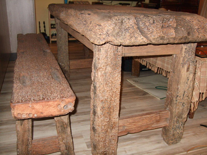 收藏級實木桌椅