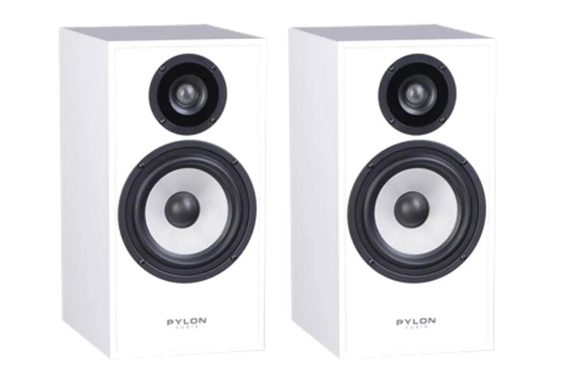 【昌明視聽】書架式喇叭 PYLON Pearl Monitor 音質細膩 亮面貼皮烤漆-白色 波蘭原裝進口公司貨