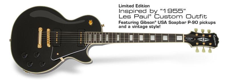 搖滾玩家樂器】全新2016 EPIPHONE 1955 Les Paul Custom ltd 電吉他