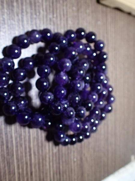 貝石之戀-優質紫水晶手鍊 G 070523