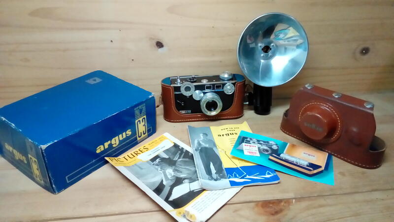 *1966倉庫/美國-Argus c3 35mm相機(擺飾機)未測試