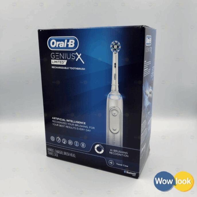 全新 歐樂B Oral-B Genius X Limited 電動牙刷｜壓力偵測 定時設計 充電式【Wowlook】