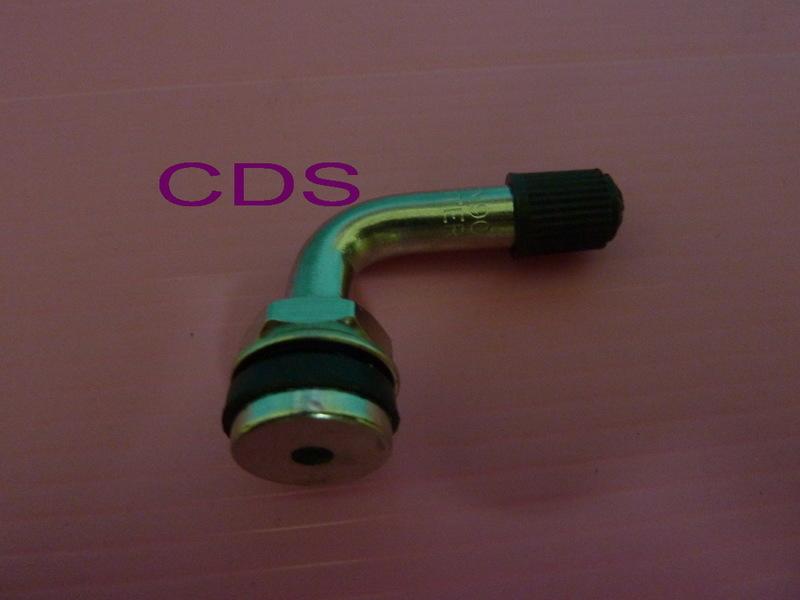 CDS (全新)  電鍍(銀)  外鎖式 氣嘴(彎) 全車系通用
