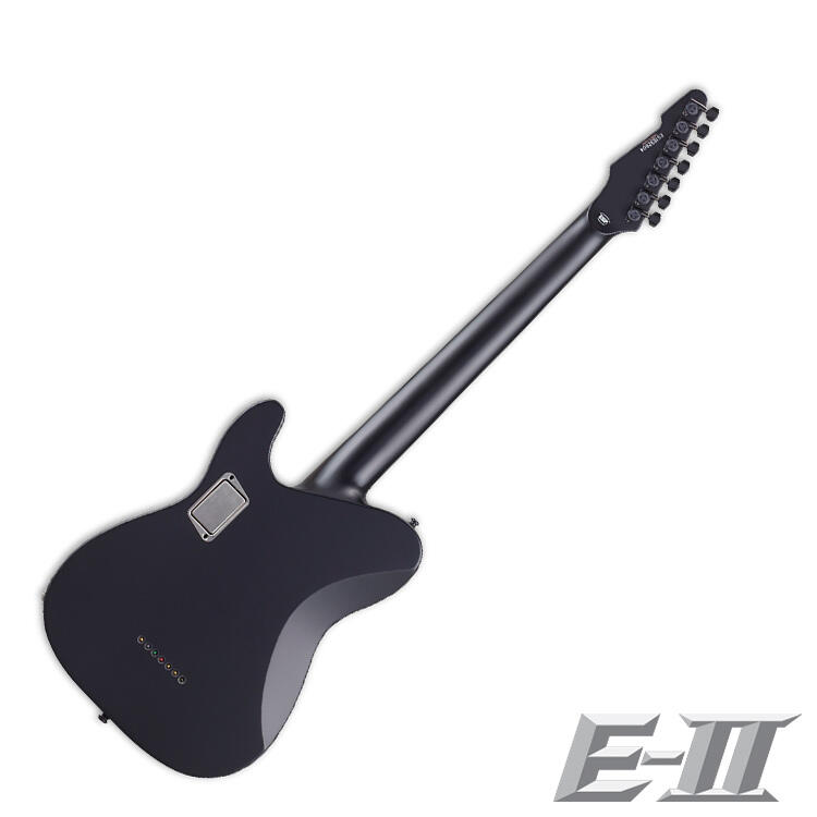 又昇樂器.音響】日廠ESP E-II T-B7 Satin Black 七弦主動式雙雙電吉他