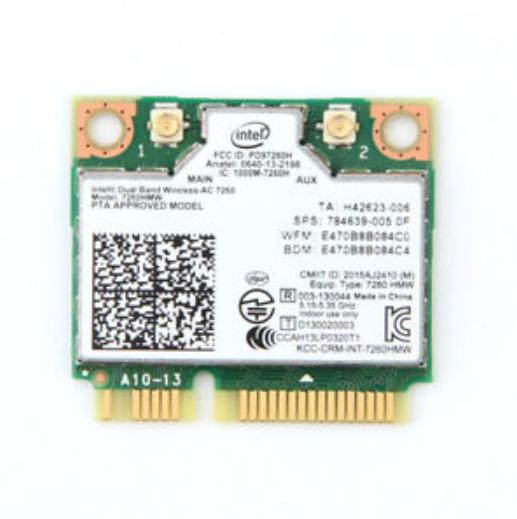 Intel無線網卡 AC 7260 HMW 802.11ac/a/b/g/n 867Mbps 藍芽4.0