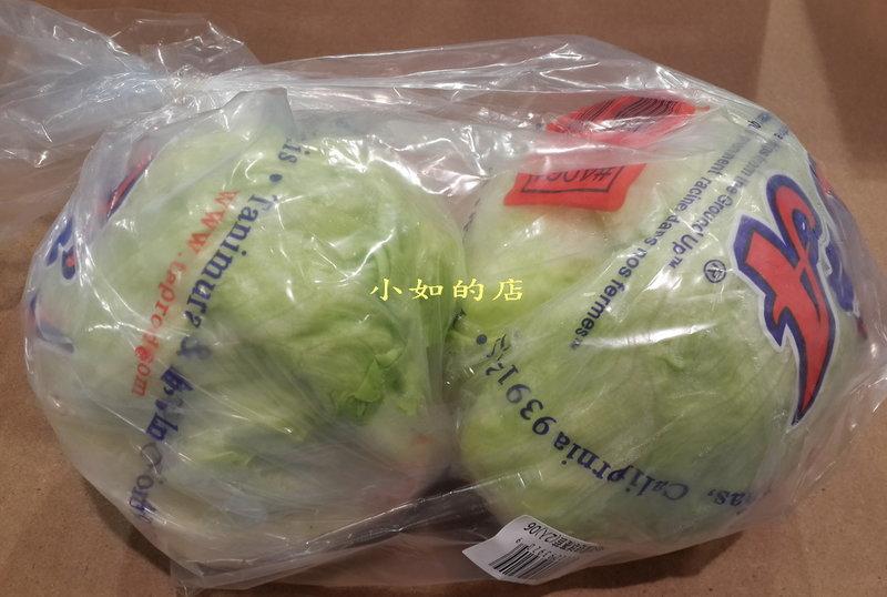 【小如的店】COSTCO好市多代購~美國萵苣生菜/美生菜(每包2顆)低溫運1-5包 150元