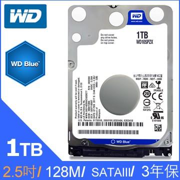 含發票有保障~2.5吋 1TB WD WD10SPZX 藍標 1T 7mm NB硬碟 另有2TB seagate