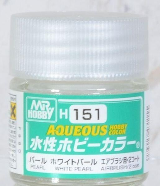 Mr Hobby   水性漆  珍珠白 10ml   (H151)