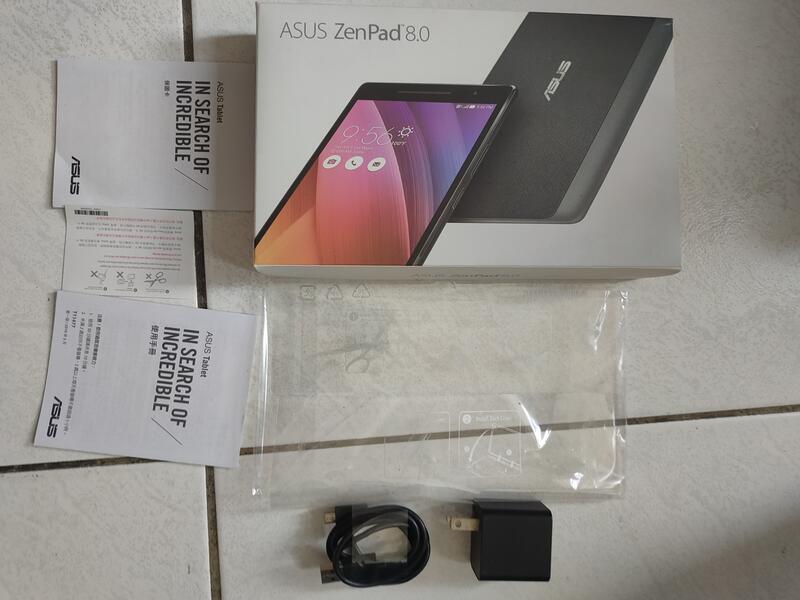 盒裝ASUS ZenPad 8.0 Z380KNL 華碩黑色8吋通話平板