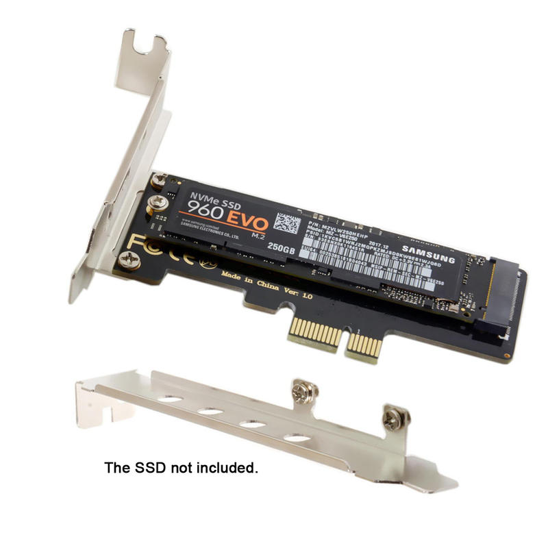 PCI-E SSD介面卡 M.2 NGFF M-Key SSD Nvme AHCI PCI-E轉接卡 SA-008