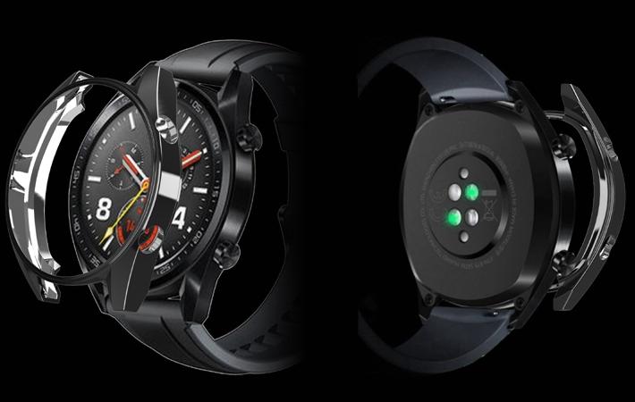 華為 Watch2 Pro/Watch GT 手錶錶殼 保護殼 防摔殼 電鍍TPU 手錶保護套 華為GT活力 智能手錶