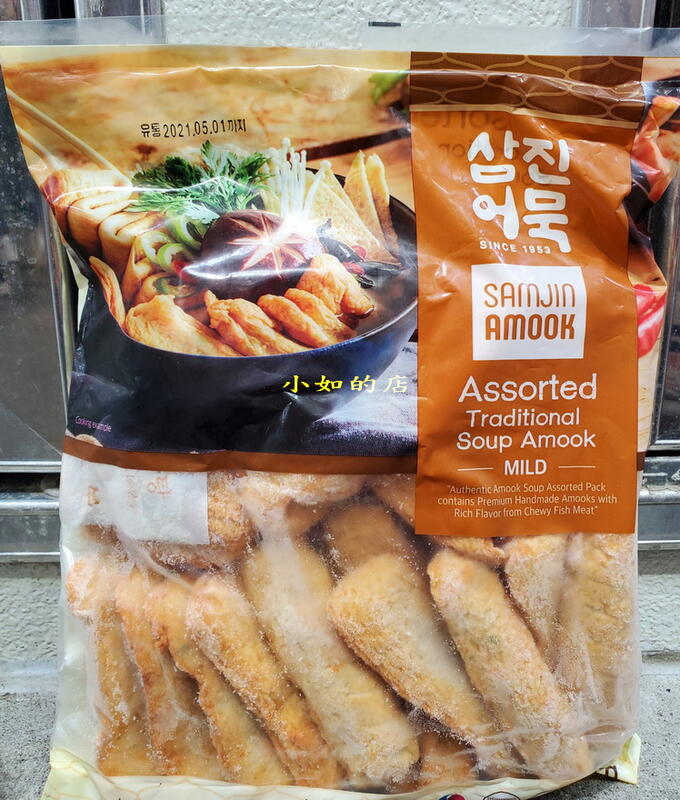 【小如的店】COSTCO好市多代購~SAMJIN AMOOK 韓國進口傳統魚板-內含9種口味(每包1180g)