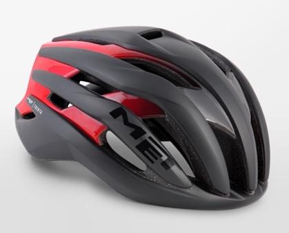 『小蔡單車』最新 英國 MET TRENTA 空氣動力學的 頭盔/安全帽/空力帽 黑漸層紅(亮面)