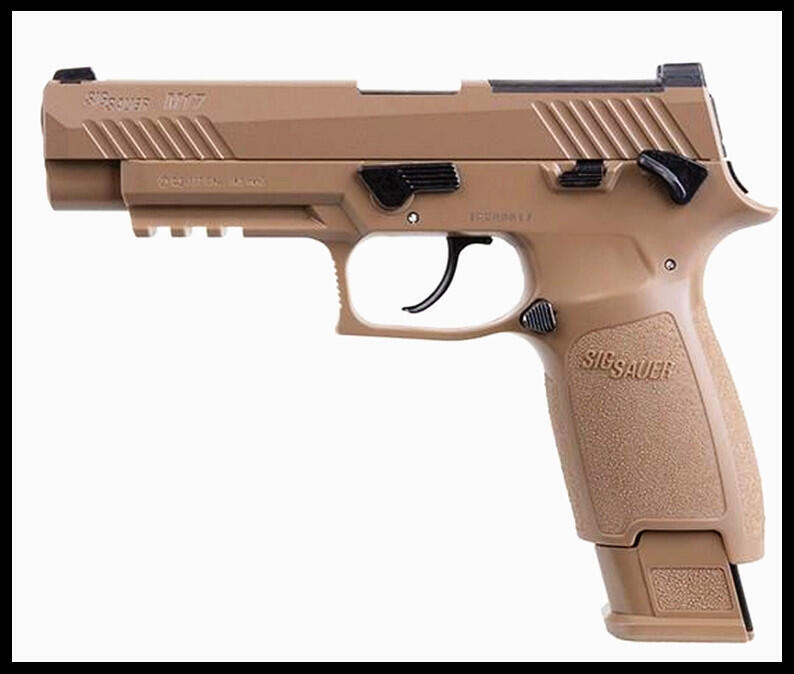 【原型軍品】全新 II VFC SIG SAUER P320 M17 沙色 授權 刻字 金屬 滑套 瓦斯 手槍 超免