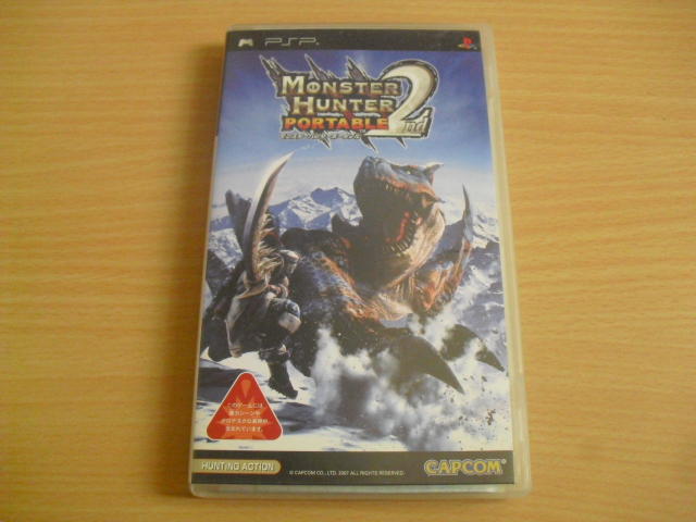 ※隨緣※絕版 PSP《 Monster Hunter 2．魔物獵人 2 》遊戲㊣正版㊣附說明書/原盒包裝．一組裝200元