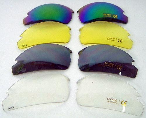 APEX 908 運動眼鏡專用強化PC鏡片 共有5種顏色 (單買鏡片不含鏡框)