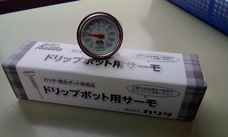 (缺貨)Kalita 不繡鋼夾式指針溫度計   手沖壺專用水溫計 不銹鋼
