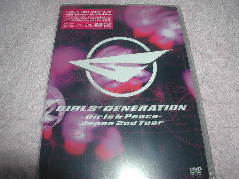 通常盤DVD 少女時代 日本第2次巡演演唱會 GIRLS' GENERATION Girls&Peace Japan 2nd Tour DVD 日本製原版