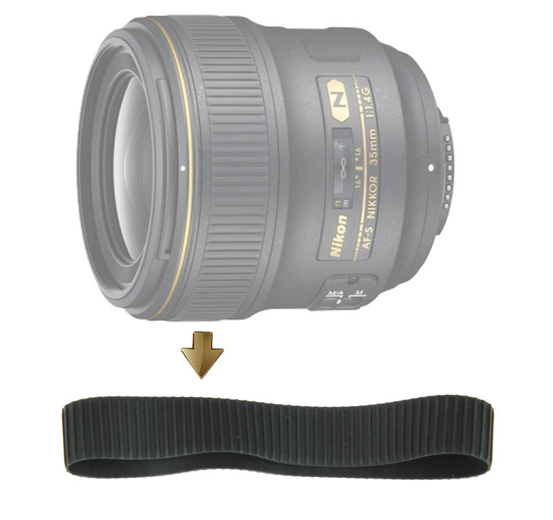 【NRC】Focus Rubber Ring for Nikon 35mm F1.4G 對焦環 對焦皮