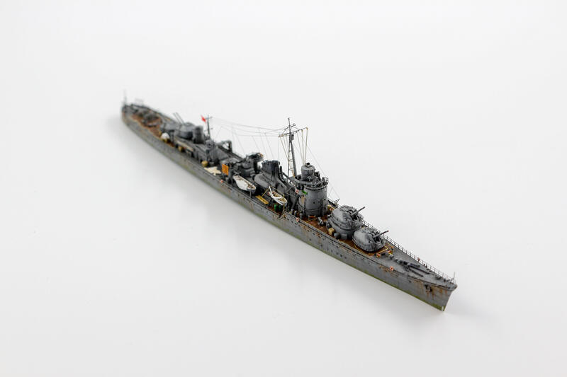 東方艦隊1/700 IJN 秋月級秋月號_1942 照月號_1944 乙型防空驅逐艦 