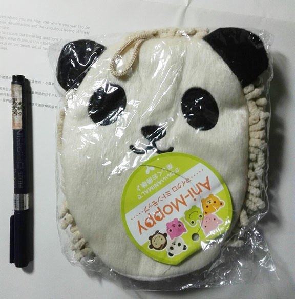 清潔用品打掃用品生活用品系列 可愛熊貓絨毛抹布 貓熊絨毛抹布