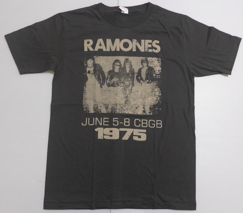 【Mr.17】Ramones 雷蒙斯合唱團 1975 CBGB龐克搖滾進口短袖T恤刷舊復古風T-SHIRT(BR109)