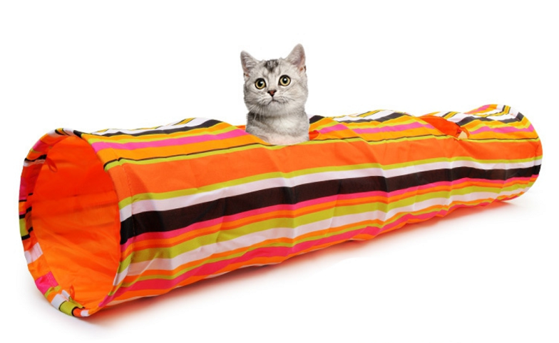 【非毛勿擾】可摺疊式貓隧道貓玩具 紓壓玩具 寵物樂園 貓樂園