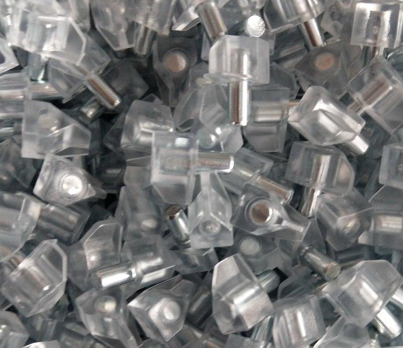 塑膠頭 隔板粒 工廠直營  台灣精選賣家 3mm 5mm(4.8)  透明 隔板托 活隔 層板粒  玻璃隔板