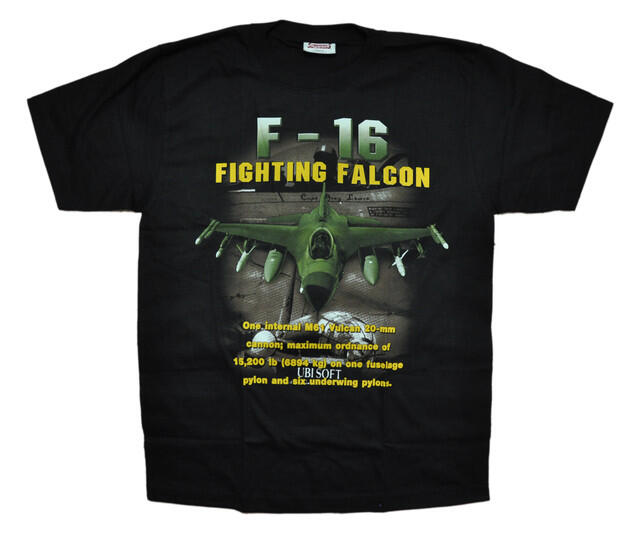 【Mr.17】軍事 F-16 戰隼戰鬥機 飛機 空軍 進口T-SHIRT 短袖 T恤(AM040)