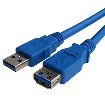 新莊民安《公對母 圓線》全新 高速 USB 3.0 傳輸線 1公尺 公對母 延長線 A公 to A母 1米 3米