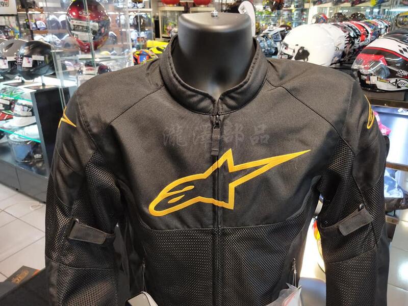 瀧澤部品義大利Alpinestars A星AXEL AIR JACKET 黑金防摔衣外套夾克網