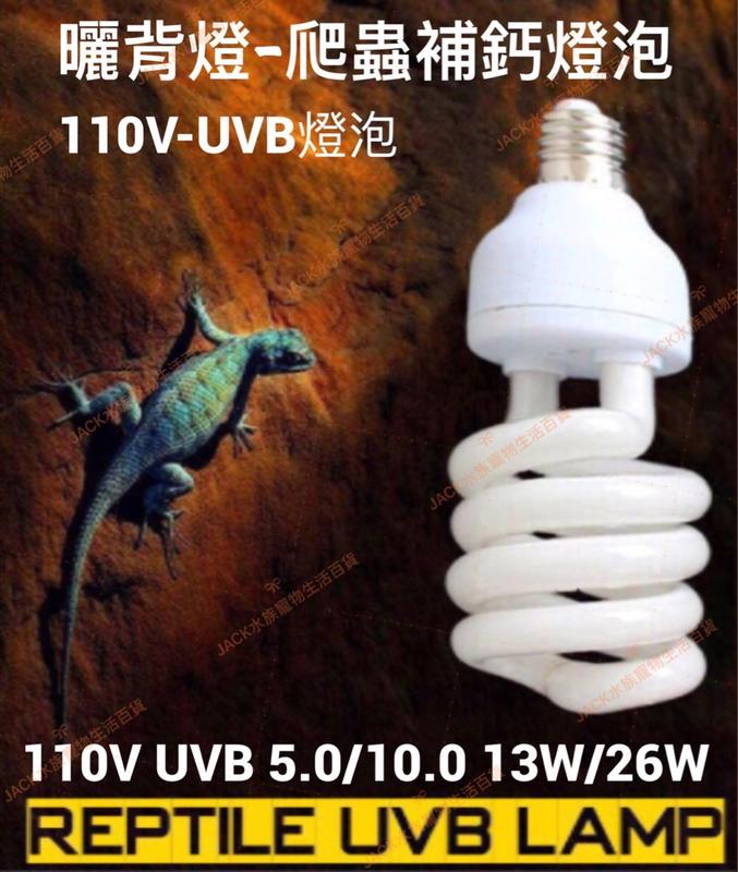 🐢 110V UVB5.0 UVB 10.0 13W 曬背燈 爬蟲補鈣燈泡 紫外線 多肉植物燈泡 爬蟲UVB🐢