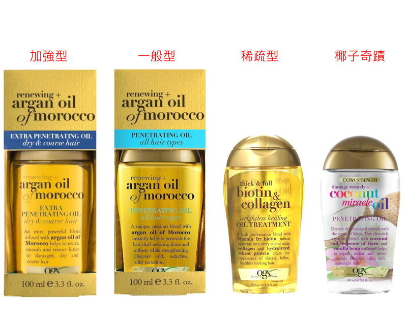 【蘇菲的美國小舖】美國 OGX 摩洛哥護髮油 髮油 護髮油  Argan Oil of Morocco