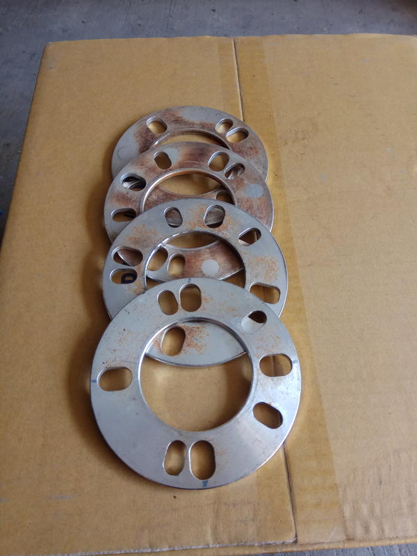 5mm 輪軸墊片 輪圈墊片 鋁圈墊片 輪軸墊片 輪距墊片 加寬墊片 墊寬片 0.5公分 鋁合金材質