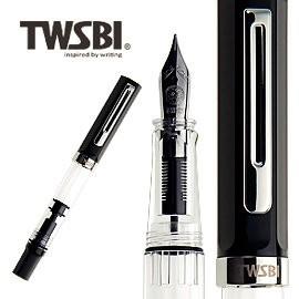 [溫馨小舖]500.送筆袋 三文堂 TWSBI ECO 鋼筆-黑 活塞鋼筆 活塞上墨鋼筆