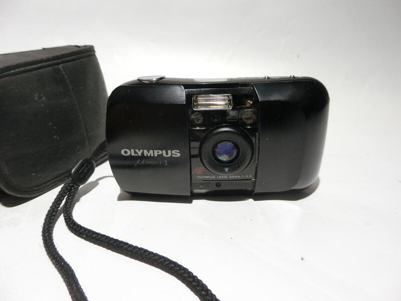 y)Olympus MJU I 35mm F3.5 黑喵1 底片傻瓜相機/ 故障零件機| 露天市集