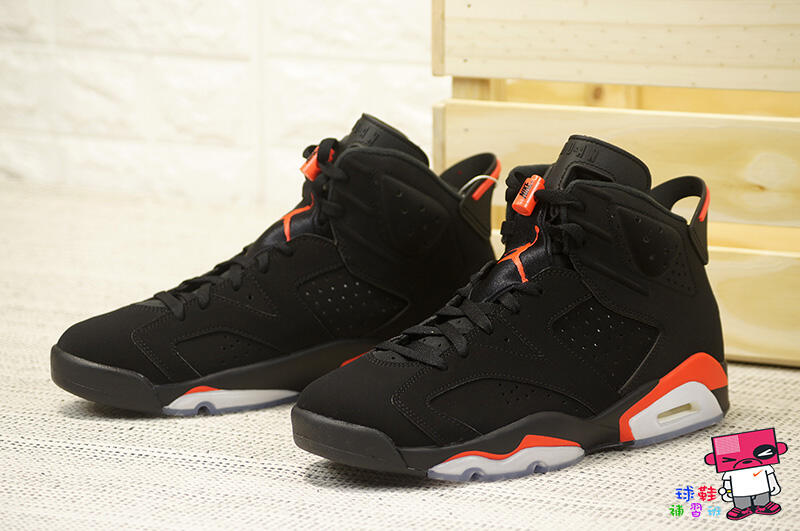 球鞋補習班NIKE AIR JORDAN 6 OG BLACK INFRARED 黑紅老屁股384664-060