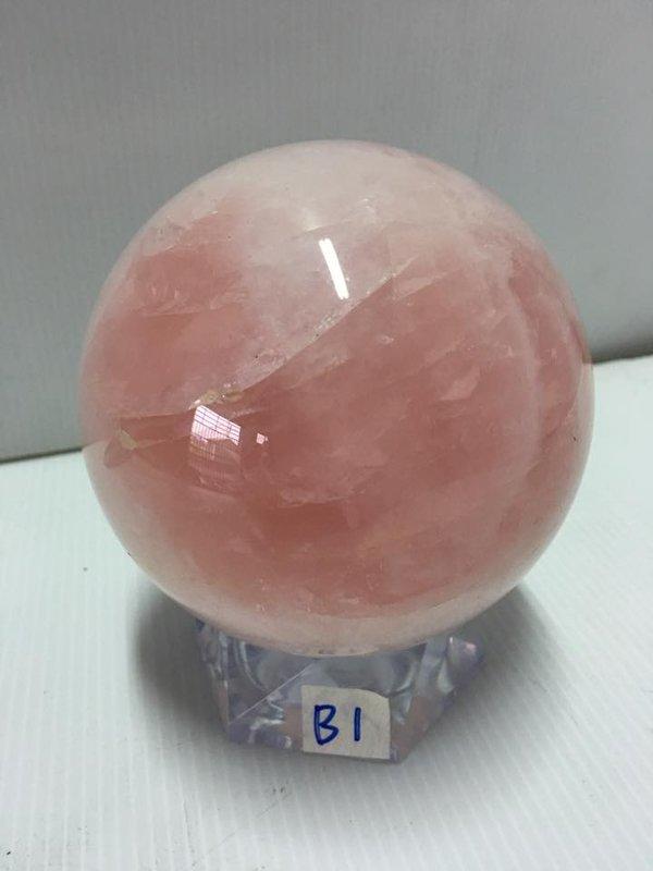 【浪人藝術】 粉水晶球  ( B1 )