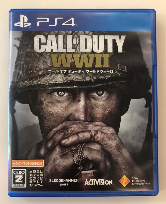 二手PS4遊戲片決勝時刻：二戰日版日文版Call of Duty: WWII COD | 露天