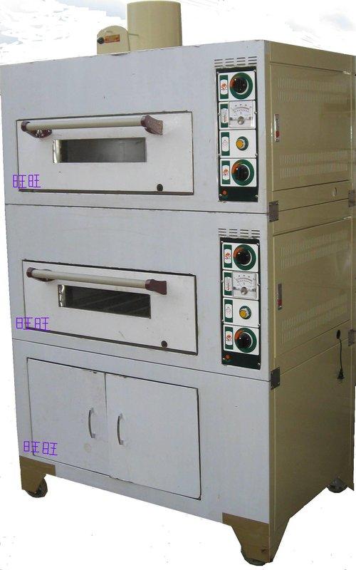 旺旺食品機械(台灣製造)-二層二盤瓦斯烤箱加數字計時器(另有熱風烘乾機.乾燥機.發酵箱.攪拌機)