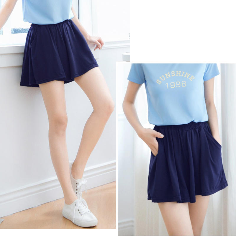 【Hao Da】全館499免運↘「M~XL。現貨」2色 彈力舒適 短褲裙 (P1270)