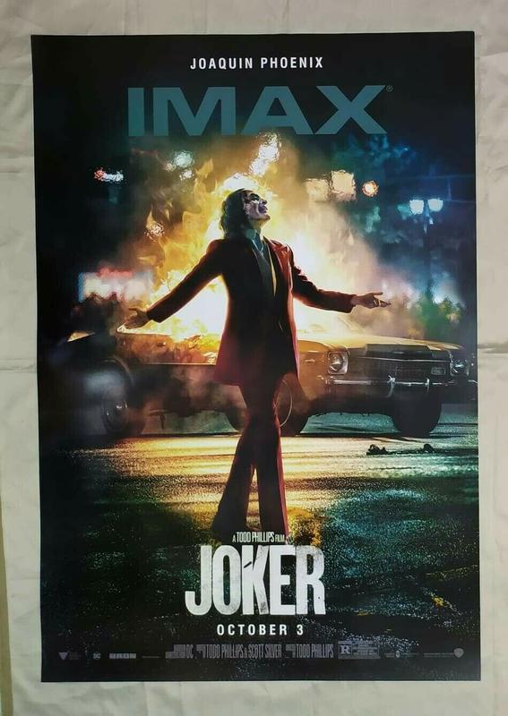 【原版海報】小丑 Joker (2019) IMAX 美版雙面 27x40吋 電影海報收藏