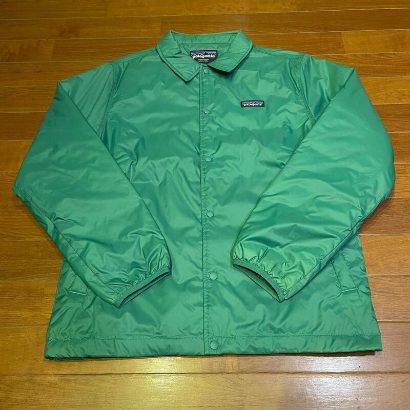 Patagonia Mojave Trails Coaches Jacket 男草綠色防風防潑水保暖尼龍