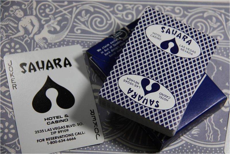 【BICYCLE 撲克牌館】 藍色 SAHARA 撒哈拉 撲克牌 無註銷 未使用老賭場牌OHIO舊廠製