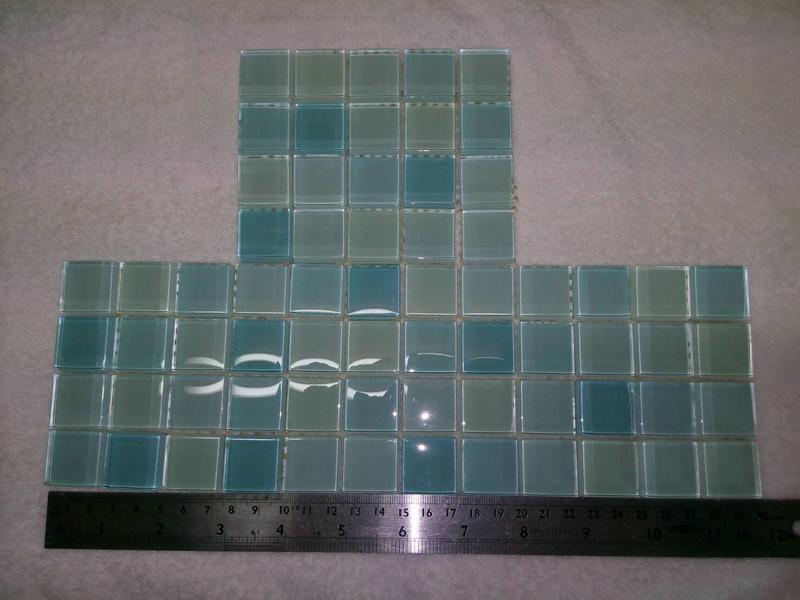 玻璃馬賽克 手作拼貼 DIY 材料 2.3x2.3x0.8cm 馬賽克磚