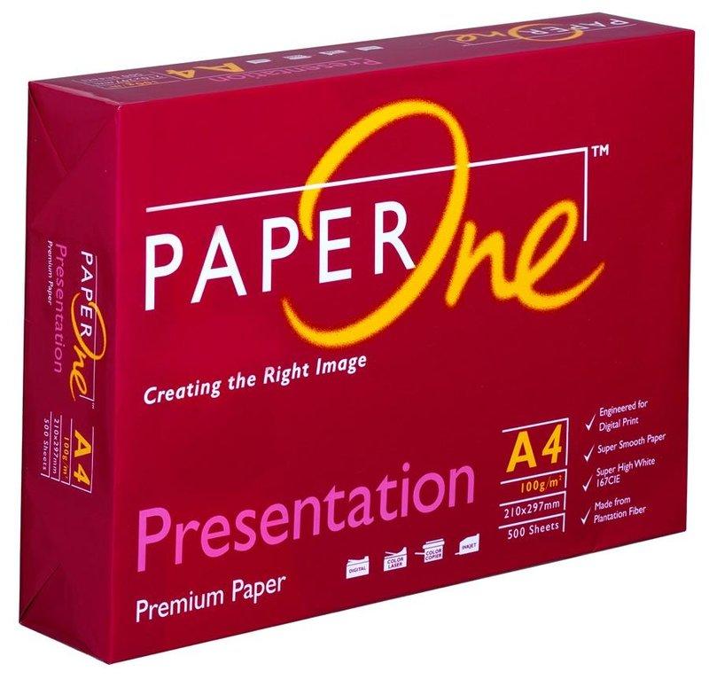 PAPER ONE 影印紙 100磅 100p A4 500張/包 電腦紙 列印紙 傳真紙 模造紙 彩色雙面專用