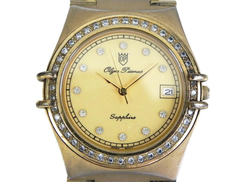 [專業模型] 時尚錶 [OP-P522M-VX36]  Olym Pianus 奧柏 時尚圓型金礸錶/石英錶/中性錶