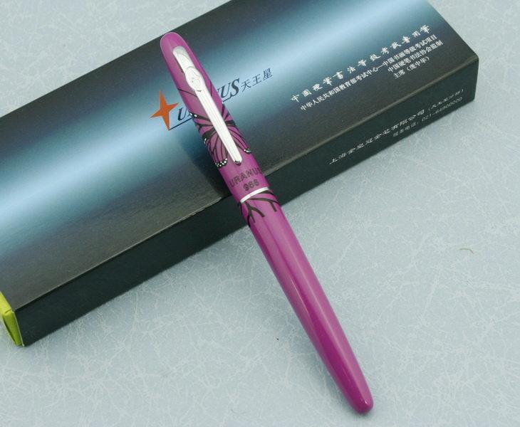 馬克的店 --- 中國優質鋼筆--公爵966天王星系列大明尖蝴蝶正姿鋼筆 -- 紫色